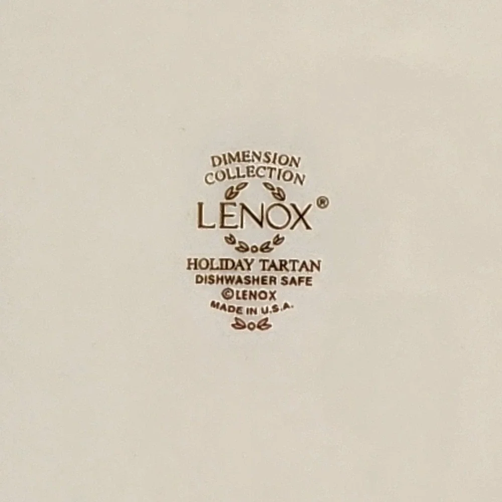 Lenox holiday tartan